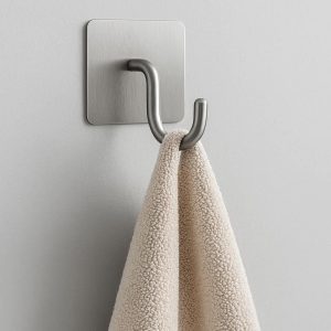 Adhesive Wall Mounted Towel Hook No Drill Installation Required