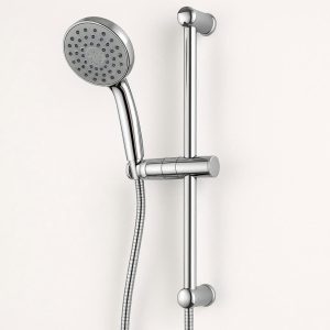 Handheld Shower Head and Bracket Set with Adjustable Slide Bar