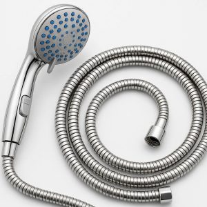 Handheld Shower Head with Long 7 Foot Hose and On Off Switch